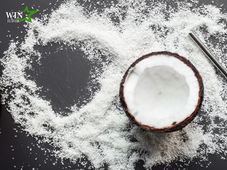 bột hương dừa từ dừa tự nhiên