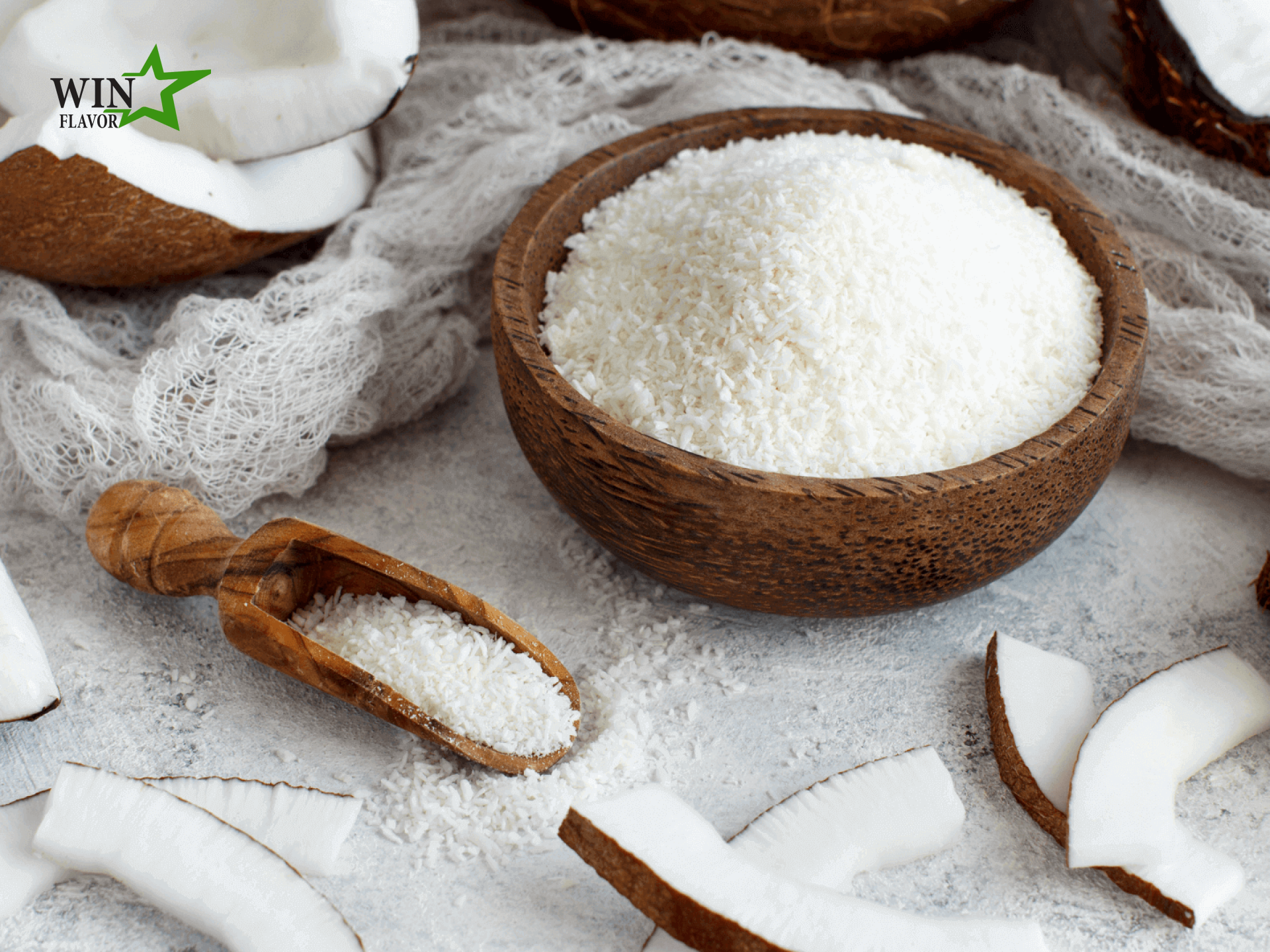 bột hương dừa từ dừa tự nhiên