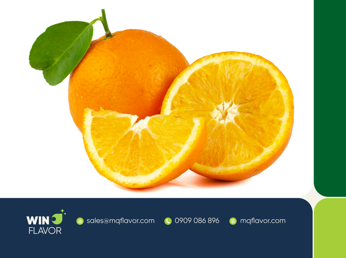 Hương cam - lựa chọn hàng đầu trong ngành thực phẩm và đồ uống tại khu vực Đông Nam Á