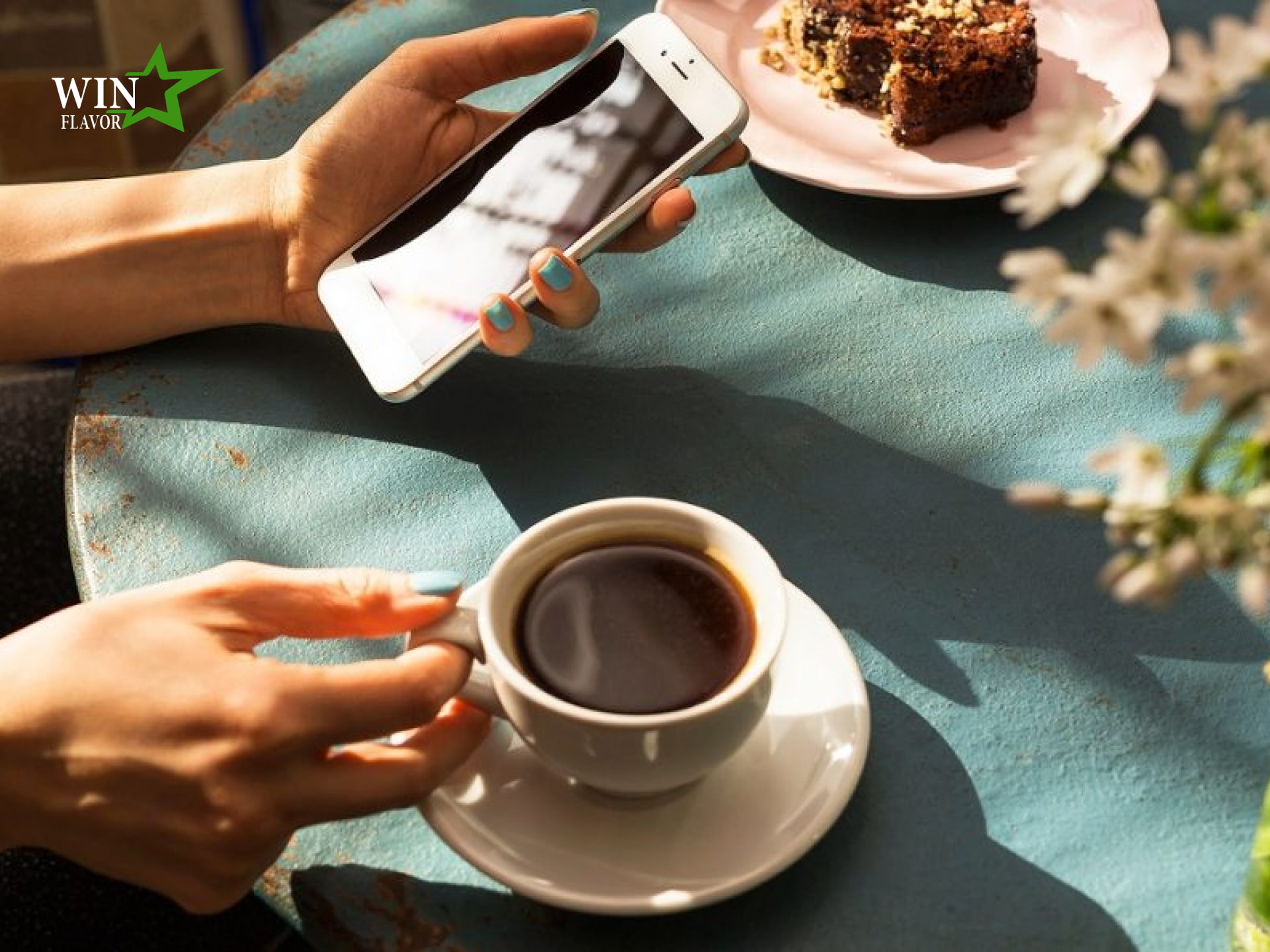 Hương vị cafe thơm ngon trong thức uống