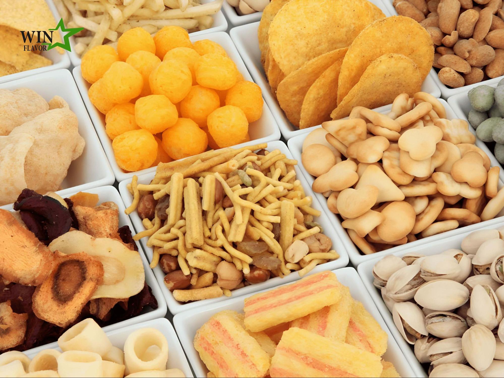 Hương liệu tạo mùi thơm giúp tạo ra sự đa dạng cho các món bánh snack