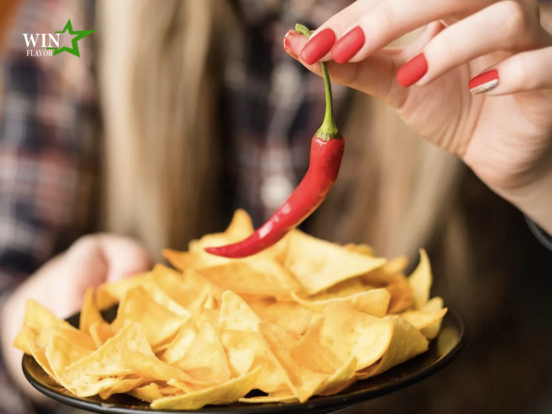 Vị cay của snack giúp kích thích vị giác người dùng