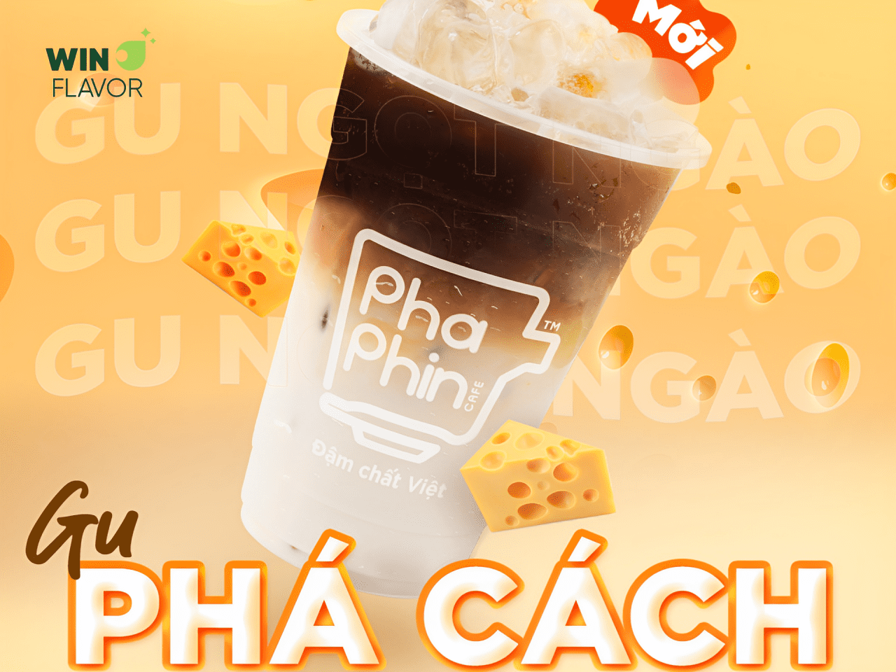 Cà phê sữa tươi cheesecake đậm đà hương vị thơm ngon mới lạ