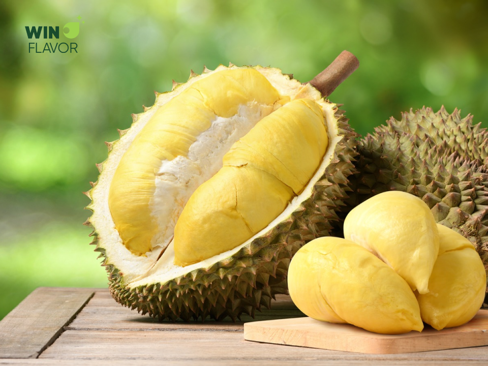Sầu riêng với hương thơm đặc trưng, vị ngọt béo