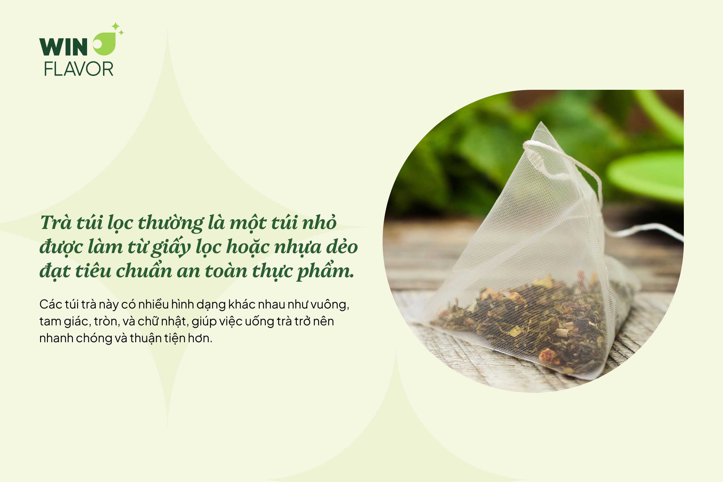 Thông tin quy trình sản xuất trà túi lọc hiện nay