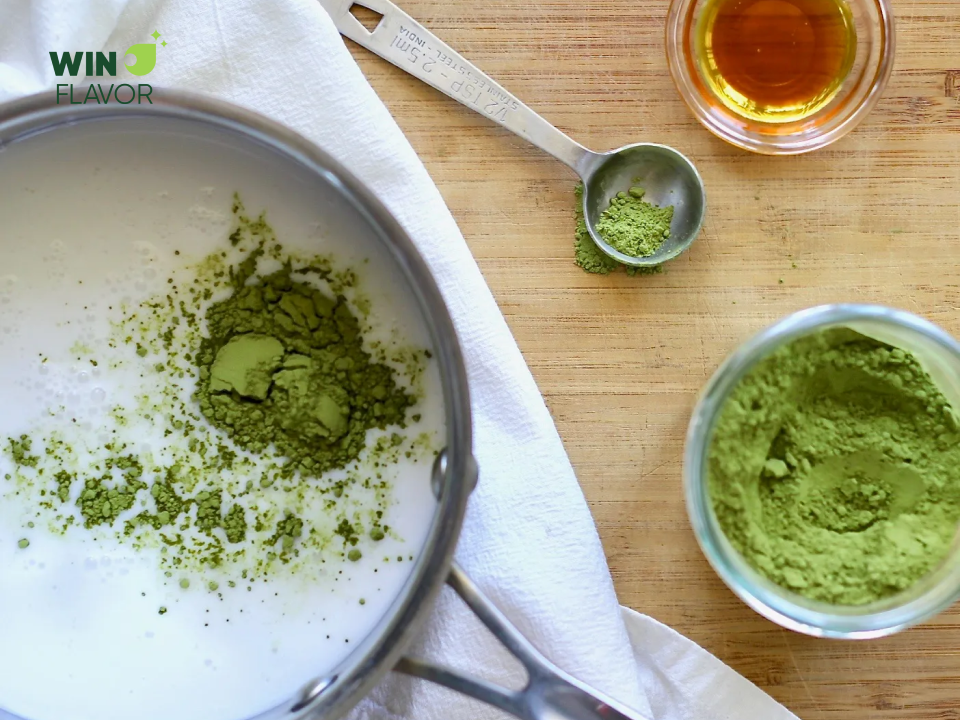 Bột matcha và mật ong có tác dụng hỗ trợ hệ tiêu hóa tốt