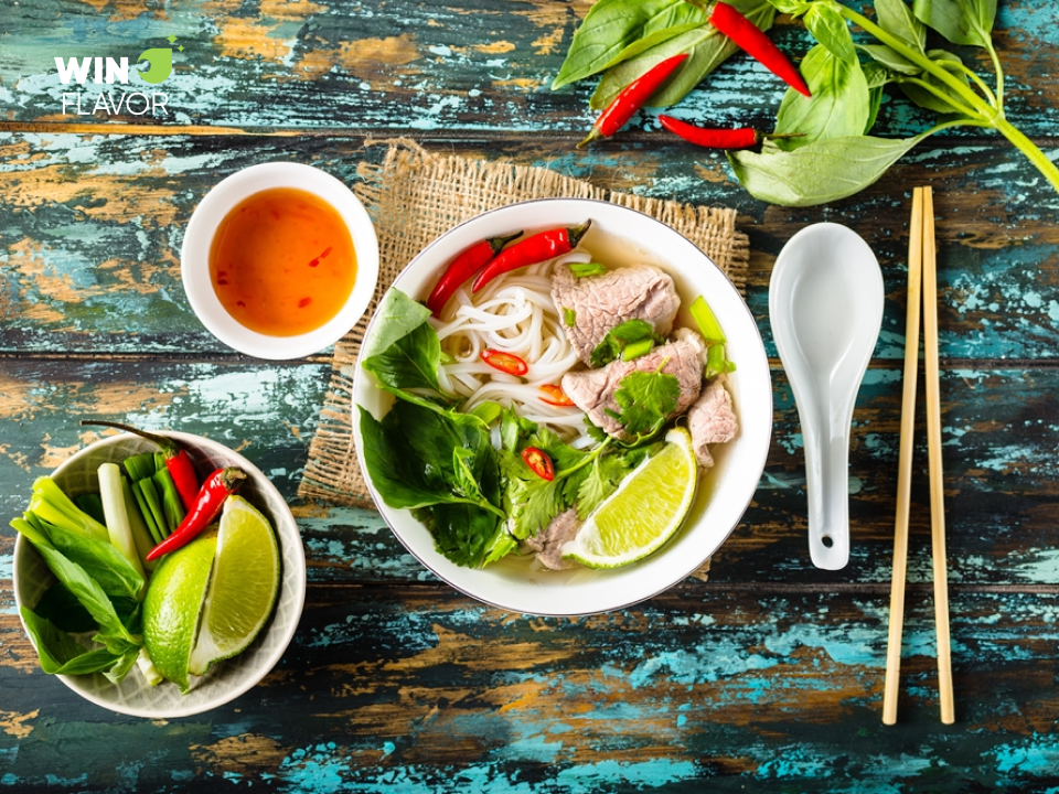 Phở được nấu từ những gia vị đặc trưng