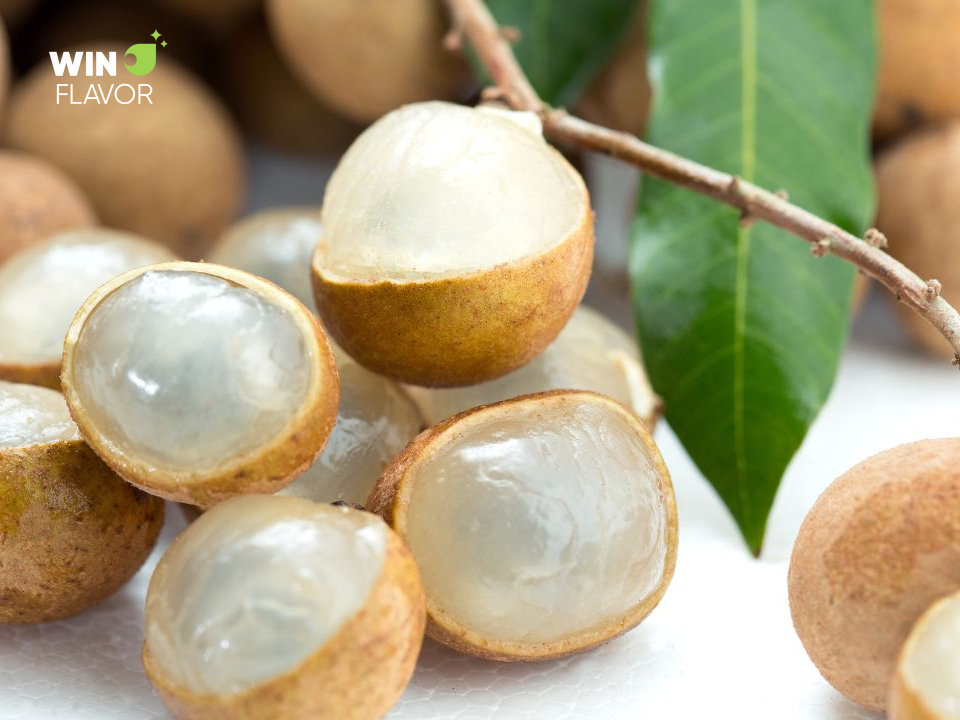 Nhãn có vị ngọt dịu, thường được dùng để làm nước ép và các loại bánh kẹo