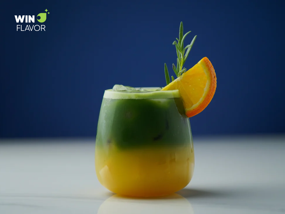 Matcha kết hợp với cam tạo ra món nước tốt cho sức khỏe