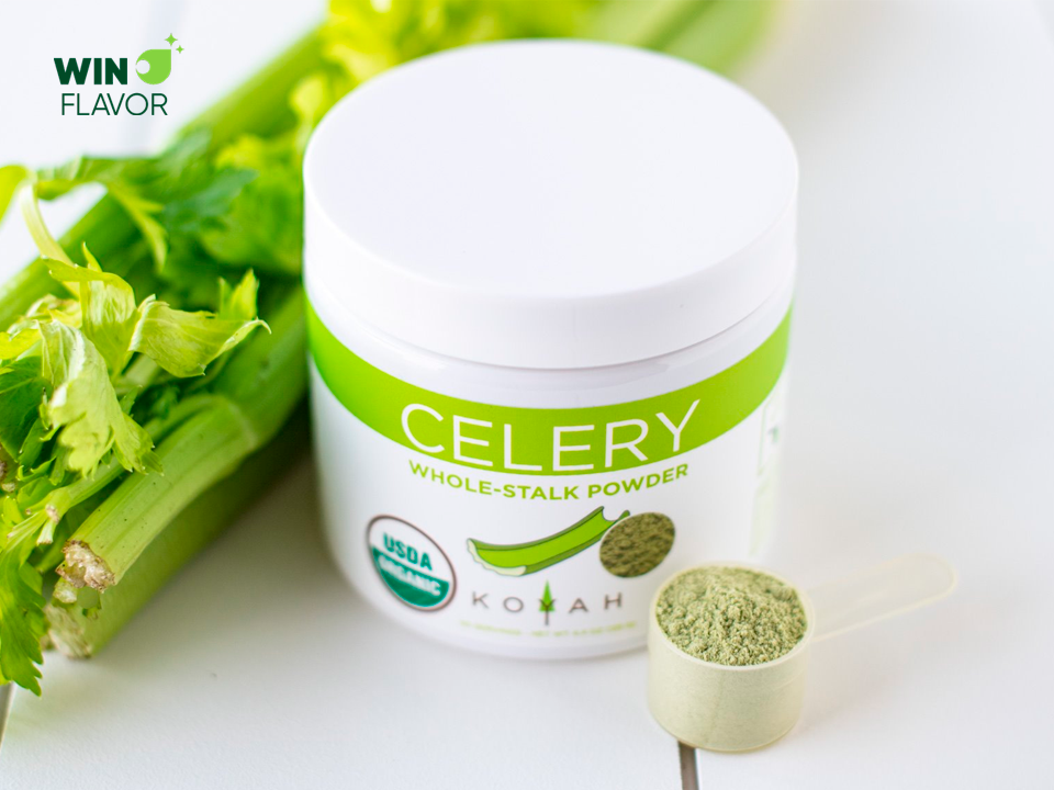 Bột cần tây sấy lạnh giữ được các vitamin, khoáng chất và enzym