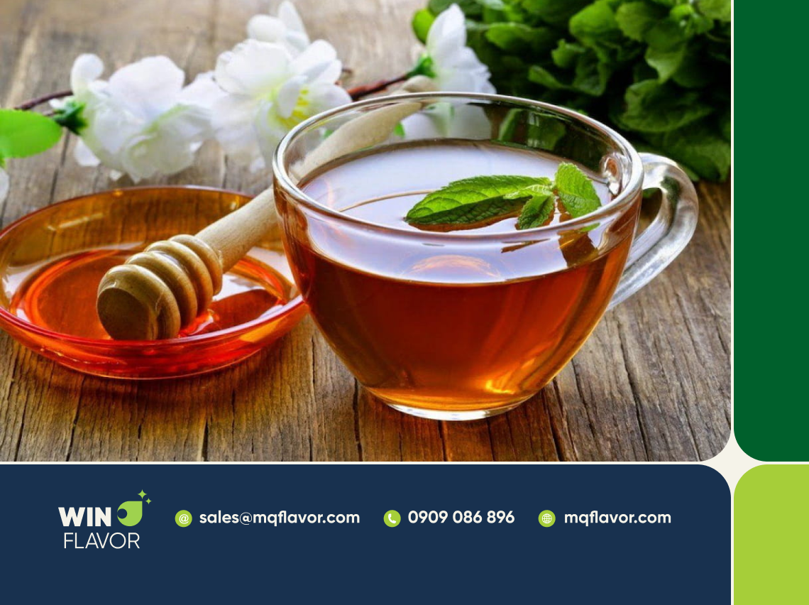 Chiết xuất trà đen kết hợp với mật ong tạo ra thức uống thanh mát