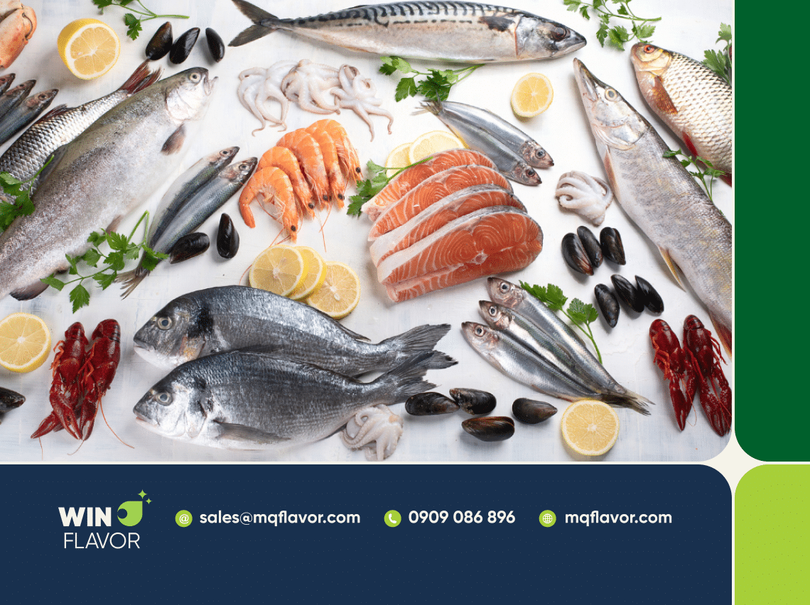 Chất chống oxy hoá giúp hải sản giữ màu tươi, hương vị tự nhiên lâu hơn