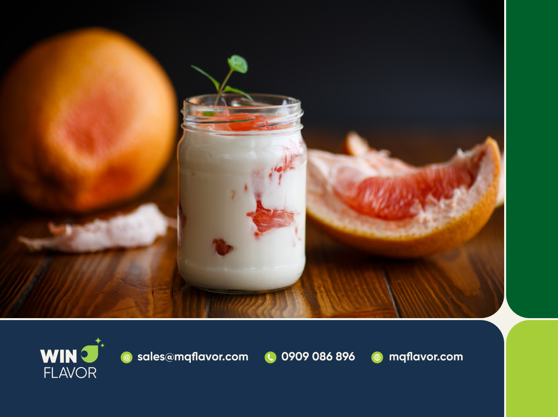 Khai thác yogurt bưởi hoặc sữa hạt topping bưởi là hướng đi nổi bật cho phân khúc eat-clean
