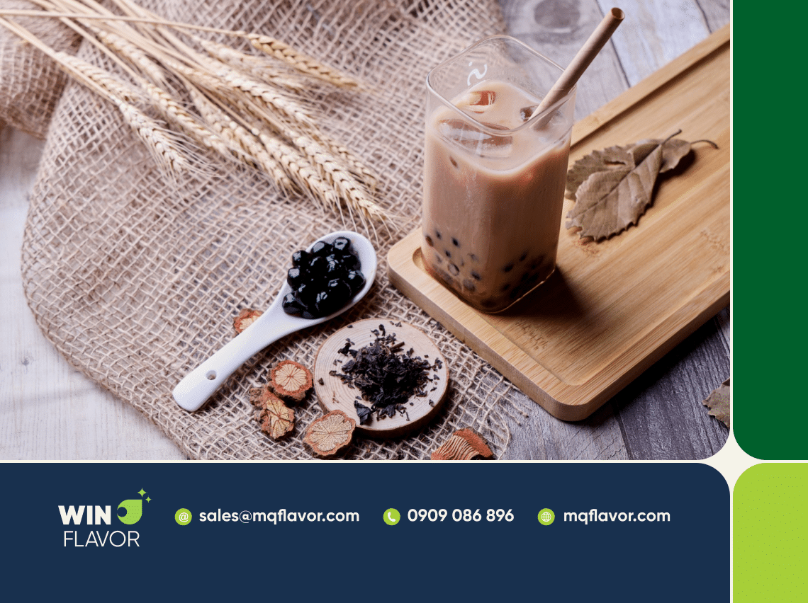 Trà sữa và đồ uống dành cho giới trẻ có thể ứng dụng bột kem béo tạo bọt, hương trà, cà phê và hương trái cây để đa dạng hóa trải nghiệm