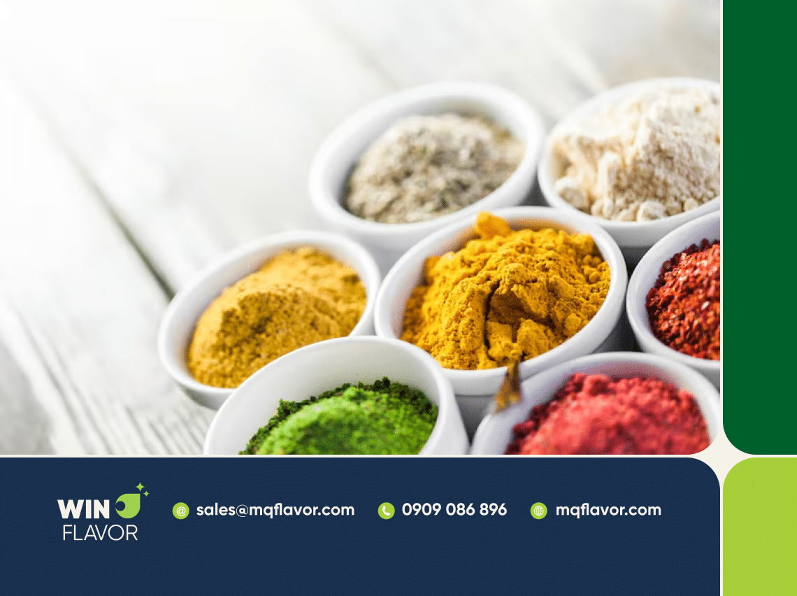 Quy định về phụ gia thực phẩm dạng bột: Kiểm tra COA và nguồn gốc hương liệu gia vị nhập khẩu.