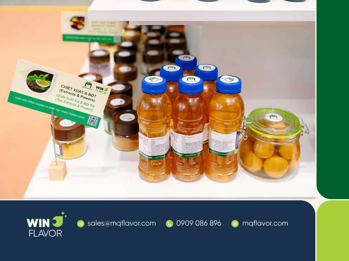 Giải pháp trà sen chanh muối của WIN Flavor tại triển lãm quốc tế Fi Vietnam 2026