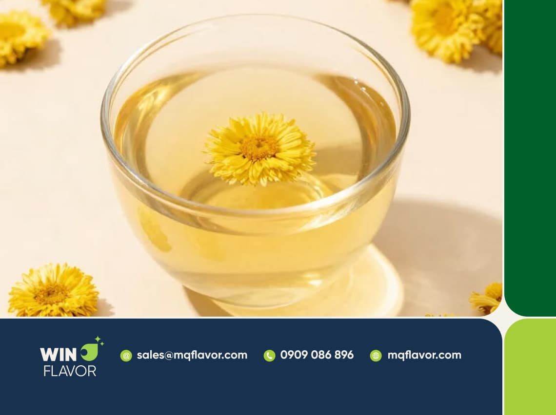 Chiết xuất hoa cúc tự nhiên thanh nhiệt dùng trong công nghiệp đồ uống đóng chai