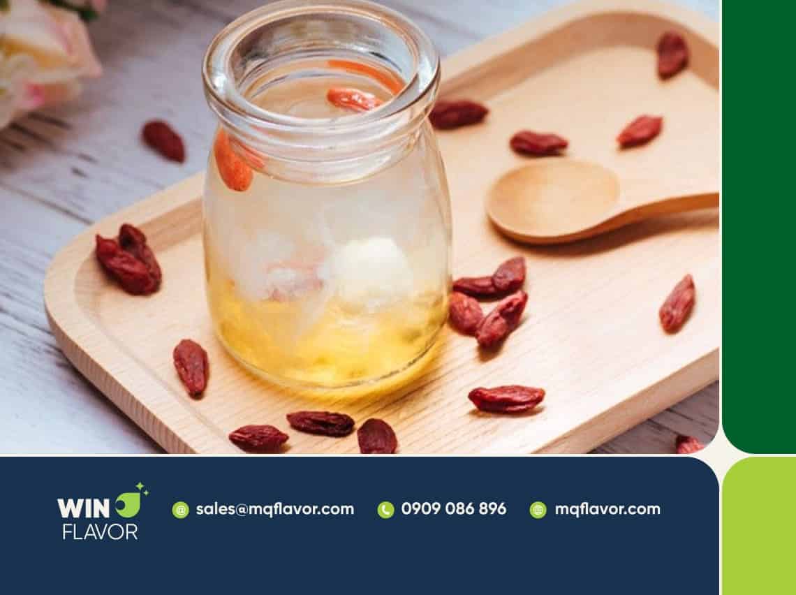 Nguyên liệu kỷ tử và long nhãn sấy khô đạt chuẩn an toàn vi sinh trong nhà máy