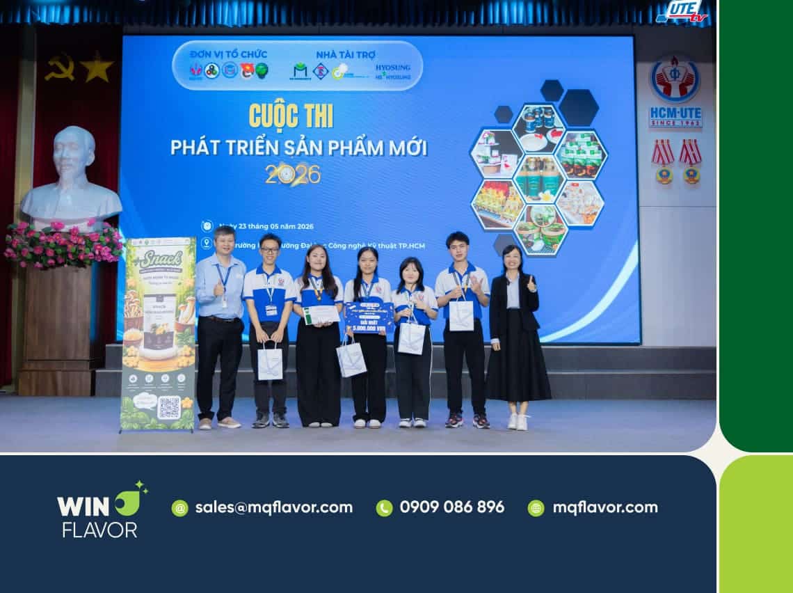 WIN Flavor – Cầu nối bền chặt giữa hoạt động nghiên cứu học thuật và thực tiễn ngành F&B Việt Nam.