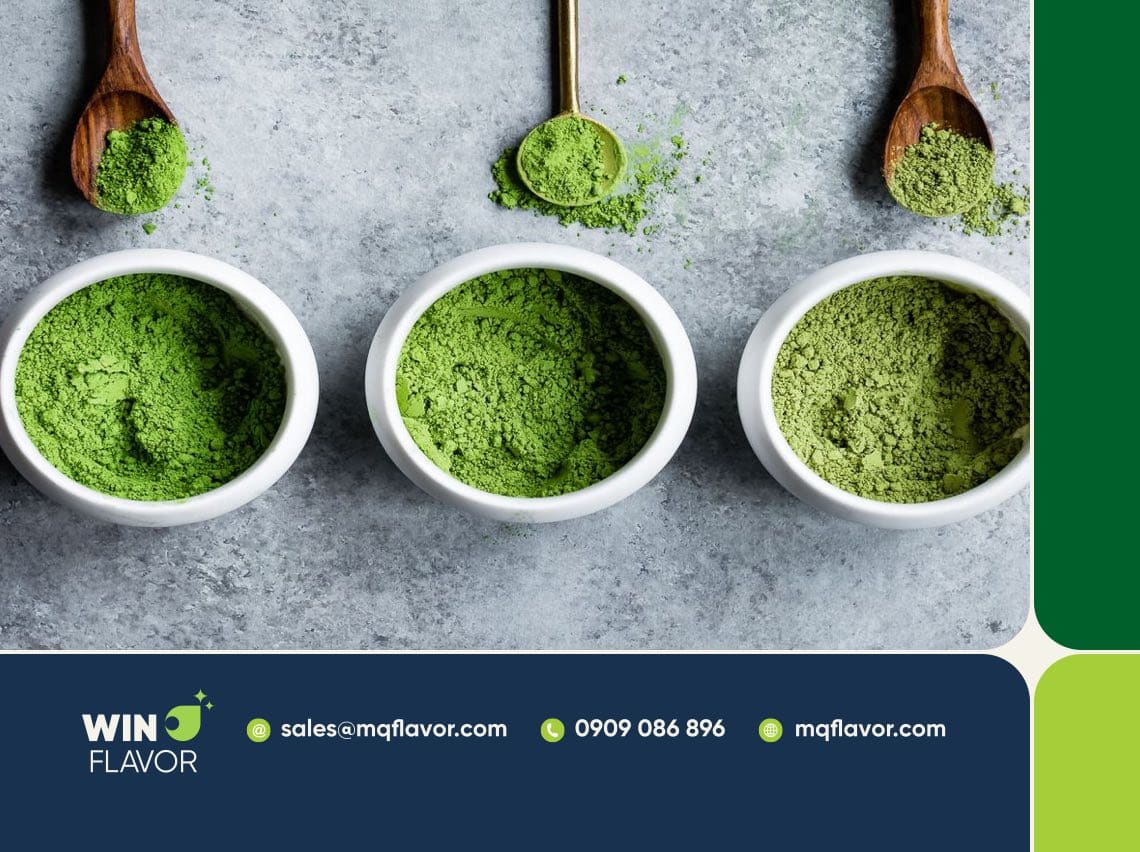 Hình ảnh bột matcha dùng cho đồ uống