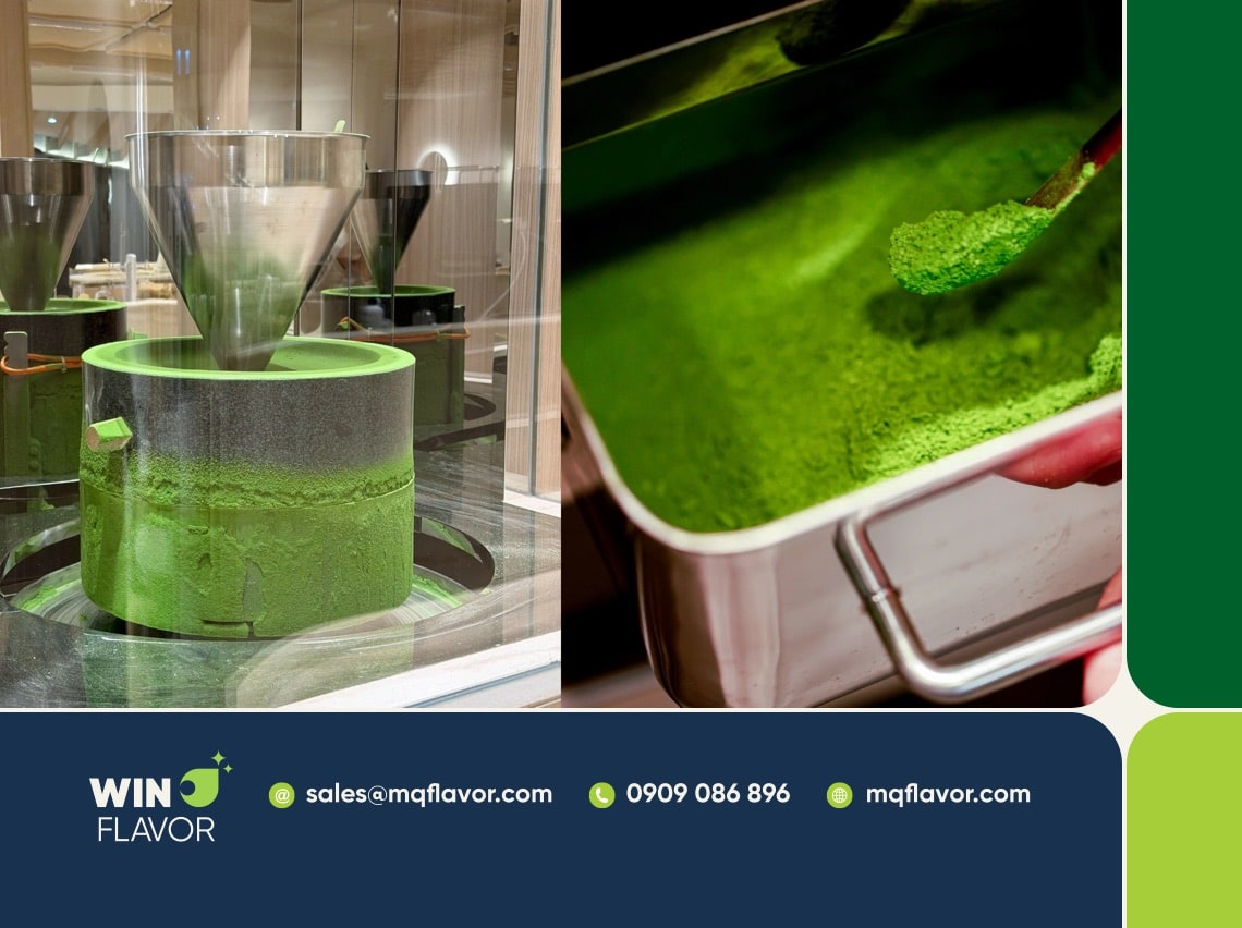 thách thức kỹ thuật bột matcha trong dây chuyền sữa
